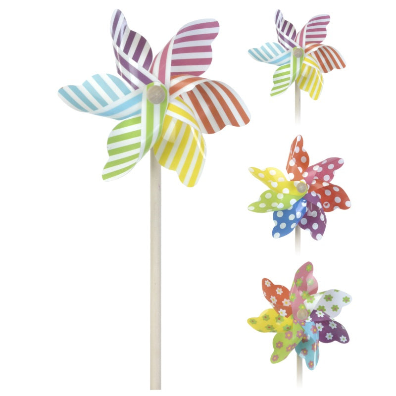 ΑΝΕΜΟΜΥΛΟΣ ΜΕ ΛΟΥΛΟΥΔΙΑ ΠΟΥΑ ΡΙΓΕ 55cm