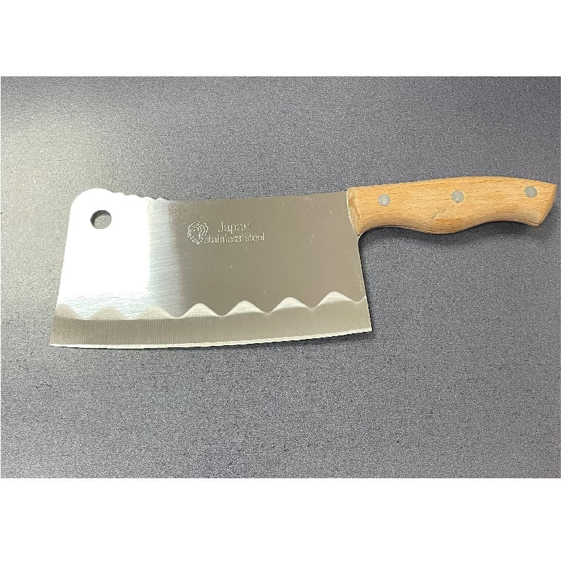 ΜΠΑΛΤΑΣ INOX 17.5x9.5εκ ΜΕ ΞΥΛΙΝΗ ΛΑΒΗ