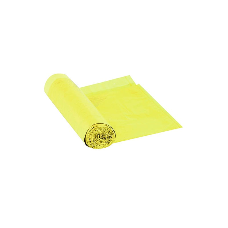 ΣΑΚΟΥΛΑ ΑΠΟΡΡΙΜΑΤΩΝ 52x75cm 10ΤΕΜ ΛΕΜΟΝΙ ΜΕ ΚΟΡΔΟΝΙ