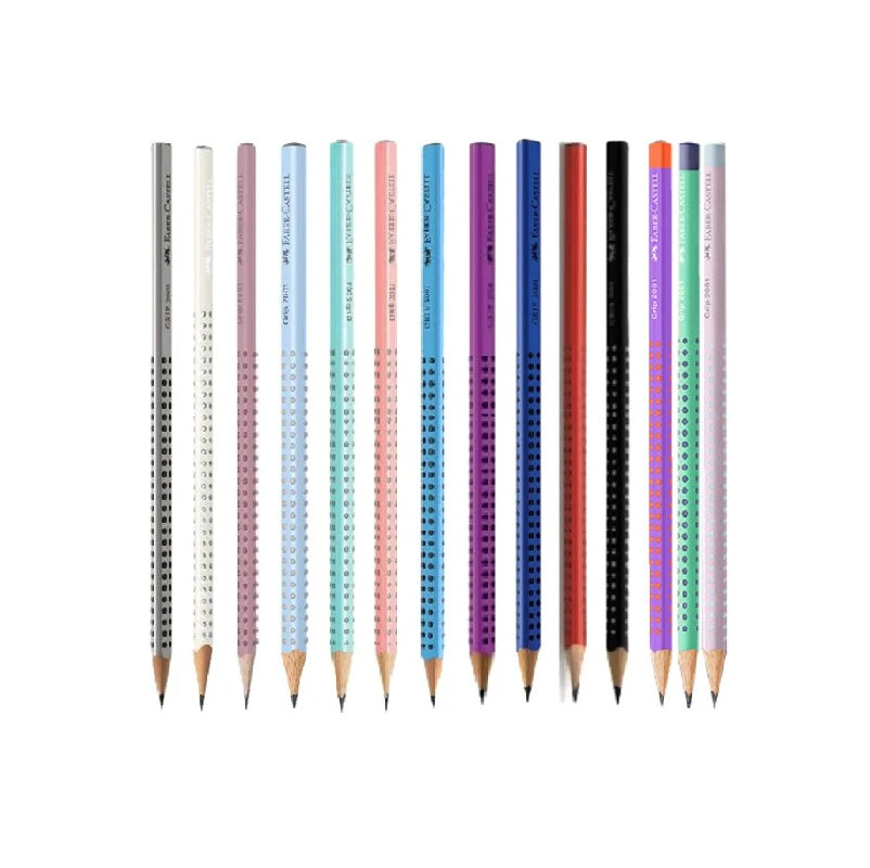 ΜΟΛΥΒΙ GRIP 2001 ΤΡΙΓΩΝΙΚΟ FABER ΔΙΑΦΟΡΑ ΧΡΩΜΑΤΑ