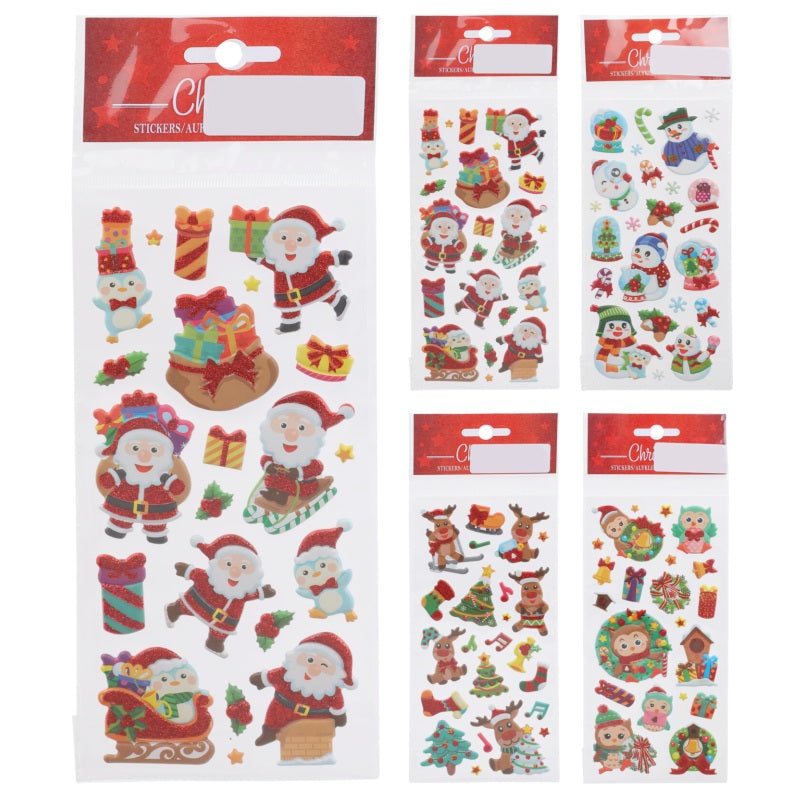 ΑΥΤΟΚΟΛΛΗΤΑ XMAS 3D 9x19cm