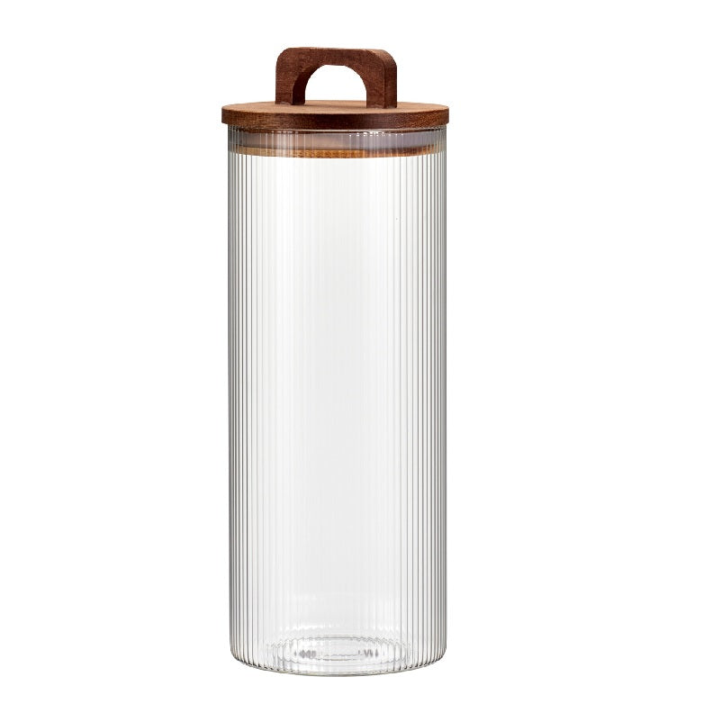 ΒΑΖΟ ΓΥΑΛΙΝΟ 1650ml ΡΙΓΩΤΟ ΜΕ ΞΥΛΙΝΟ ΚΑΠΑΚΙ