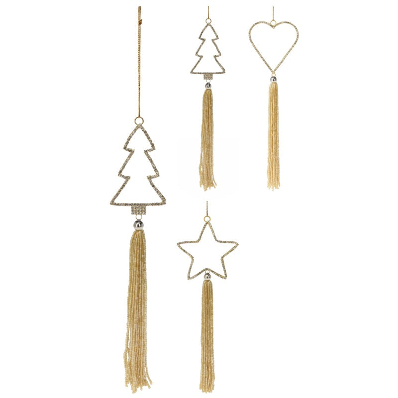 ΣΤΟΛΙΔΙ ΜΕ ΣΤΡΑΣ ΚΑΙ ΧΑΝΤΡΕΣ ΚΡΕΜΑΣΤΟ 25cm