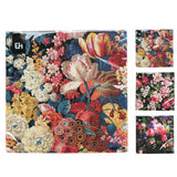 ΧΑΡΤΟΠΕΤΣΕΤΕΣ FLORAL 33x33cm 16ΤΕΜ 3Φ EXCELLENT HOUSEWARE