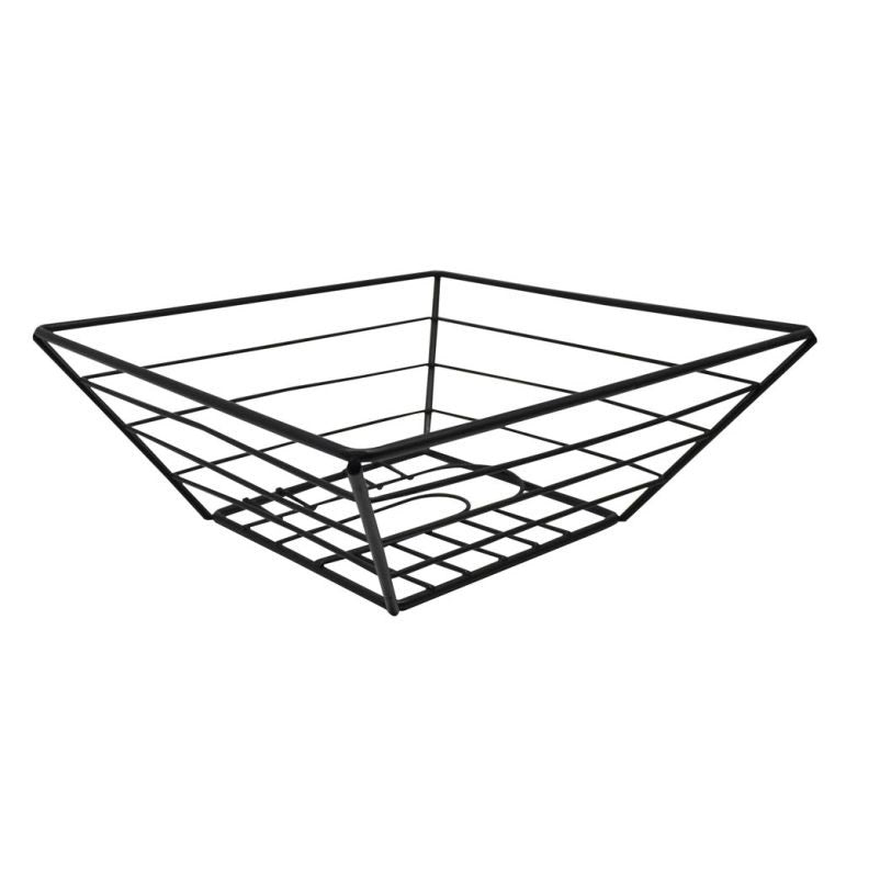 ΦΡΟΥΤΙΕΡΑ ΜΑΥΡΗ 25x25x9.5cm ΜΕΤΑΛΛΙΚΗ