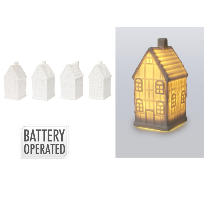 ΣΠΙΤΑΚΙ ΚΕΡΑΜΙΚΟ ΜΕ ΦΩΣ LED 10cm