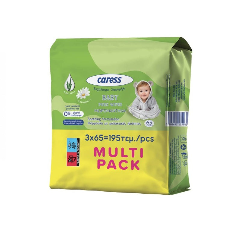 ΜΩΡΟΜΑΝΤΗΛΑ CARESS 3x65ΤΕΜ CHAMOMILE