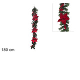 ΓΙΡΛΑΝΤΑ ΓΚΙ ΜΕ ΚΟΚΚΙΝΑ ΦΥΛΛΑ ΒΕΛΟΥΔΟ 180cm