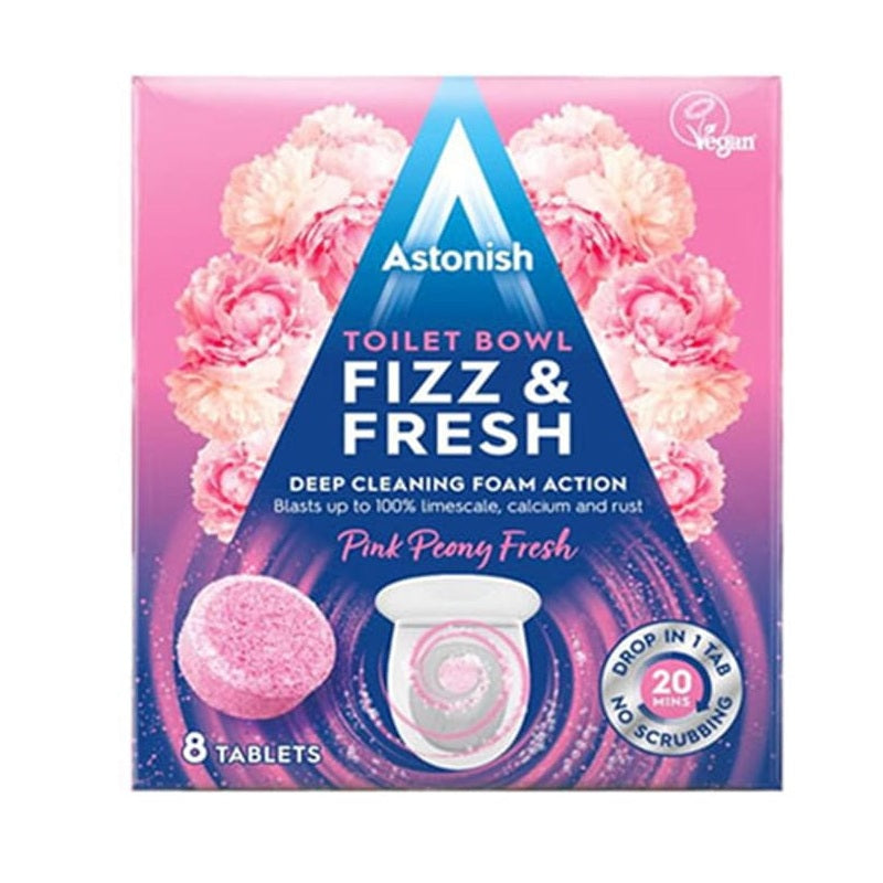 ASTONISH ΤΑΜΠΛΕΤΕΣ ΓΙΑ ΠΟΥΡΙ WC 8TEM PINK PEONY