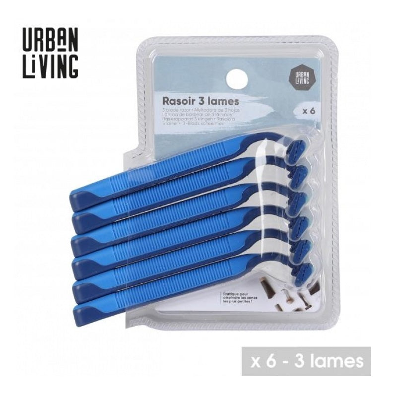 ΞΥΡΑΦΑΚΙΑ 3LAME 6ΤΕΜ URBAN LIVING