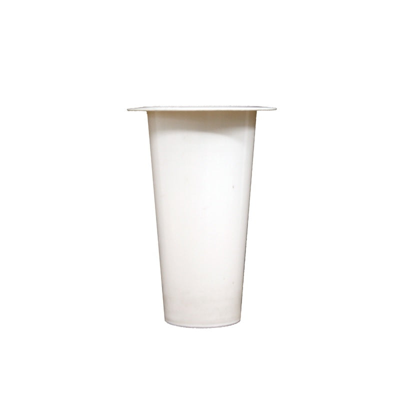 ΑΝΘΟΔΟΧΕΙΟ ΠΛΑΣΤΙΚΟ 7x19.5cm ΛΕΥΚΟ