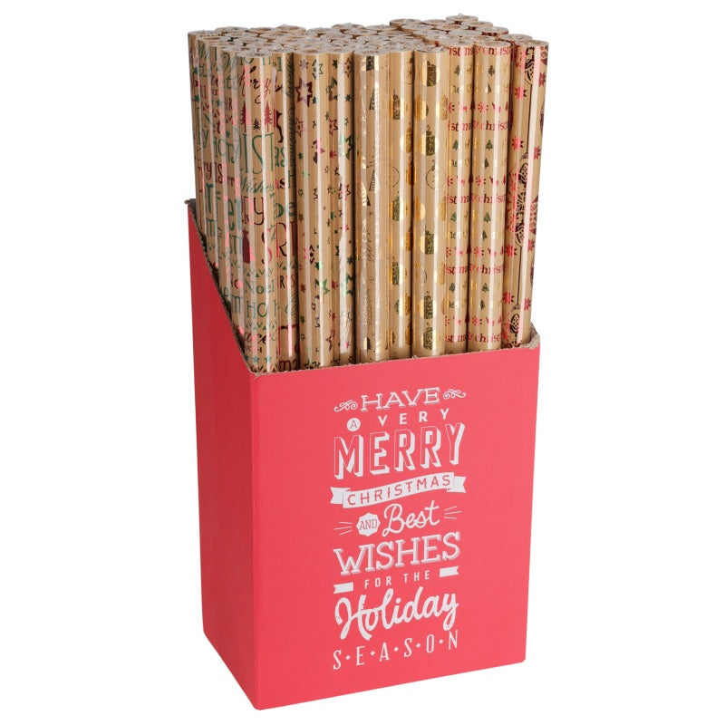 ΧΑΡΤΙ ΠΕΡΙΤΥΛΙΓΜΑΤΟΣ 70x200cm KRAFT XMAS