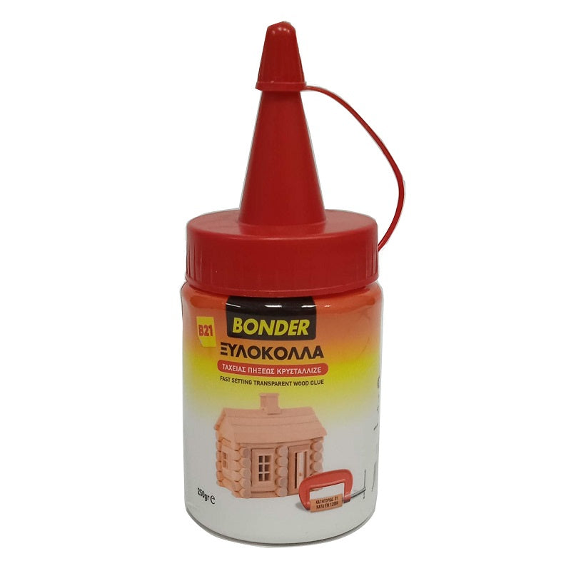 ΞΥΛΟΚΟΛΛΑ BONDER ΚΡΥΣΤΑΛΛΙΖΕ 250gr B21