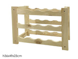 ΣΤΑΝΤ ΓΙΑ ΦΙΑΛΕΣ ΠΟΤΟΥ 12ΘΕΣΕΩΝ 36x49x23cm ΞΥΛΙΝΗ ΡΑΦΙΕΡΑ