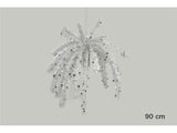 ΚΡΕΜΑΣΤΟ DECOR ΓΙΡΛΑΝΤΑ ΜΕ ΑΣΤΕΡΙΑ ΛΕΥΚΗ ΑΣΗΜΙ 90εκ XMAS