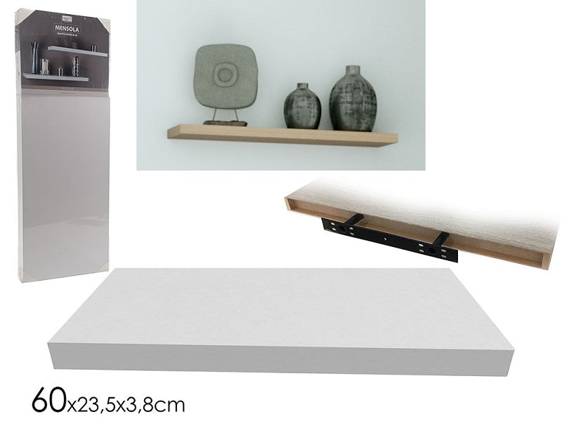 ΡΑΦΙ 60x23.5x3.8cm ΛΕΥΚΟ