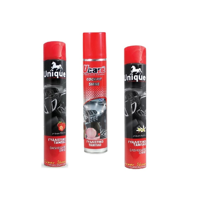 ΓΥΑΛΙΣΤΙΚΟ SPRAY ΤΑΜΠΛΟ ΑΥΤΟΚΙΝΗΤΟΥ ΑΡΩΜΑΤΙΚΟ 750ml UNIQUE UCARE