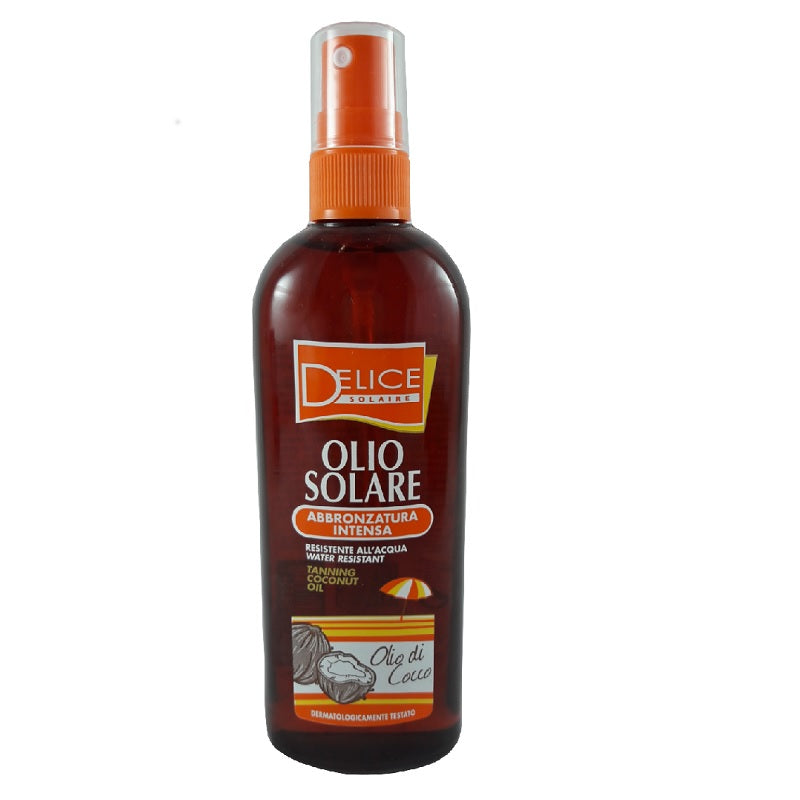 DELICE ΑΝΤΙΗΛΙΑΚΟ ΛΑΔΙ ΜΑΥΡΙΣΜΑΤΟΣ COCONUT 150ml