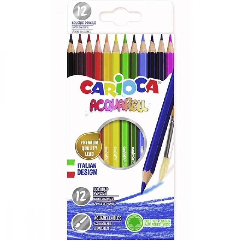 ΞΥΛΟΜΠΟΓΙΑ 12ΤΕΜ CARIOCA ACQUAREL