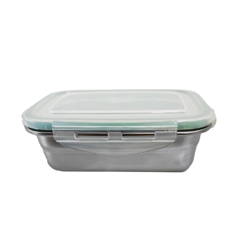 ΦΑΓΗΤΟΔΟΧΕΙΟ INOX 18/10 ΜΕ ΑΕΡΟΣΤΕΓΕΣ ΚΑΠΑΚΙ 1600ml 22x16x7cm