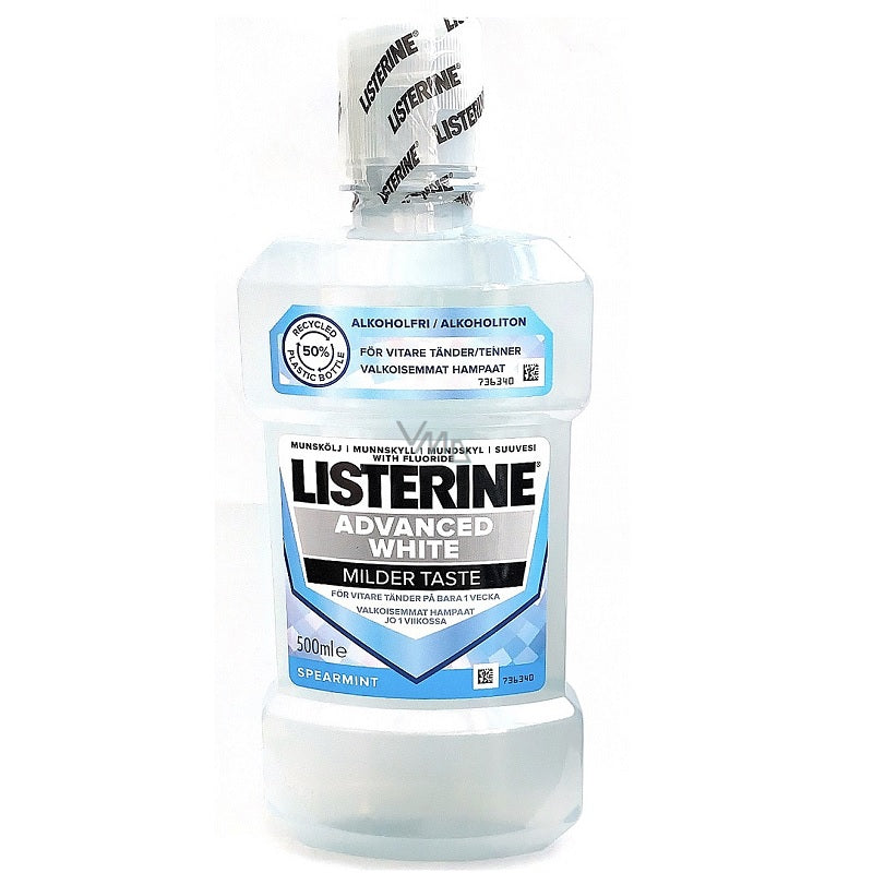 LISTERINE 500ml ADVANCED WHITE
