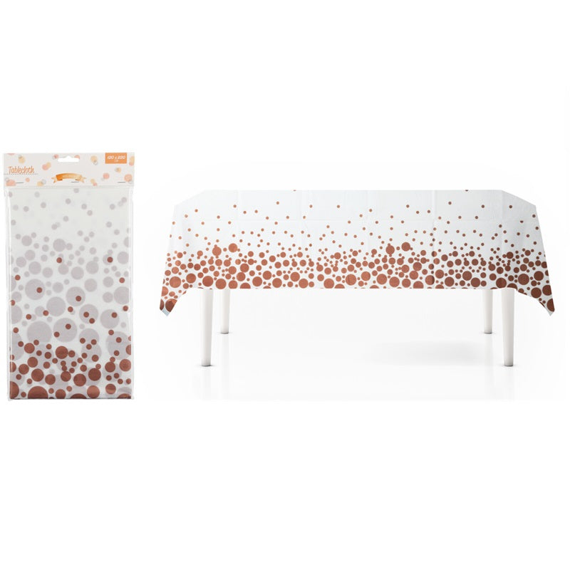 ΤΡΑΠΕΖΟΜΑΝΤΗΛΟ ΠΑΡΤΥ ROSEGOLD ΠΟΥΑ 130x220εκ
