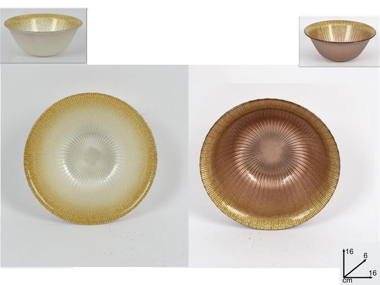 ΜΠΩΛ ΓΥΑΛΙΝΟ ME GLITTER 16cm