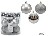 ΜΠΑΛΑ XMAS 12ΤΕΜ ΑΣΗΜΙ 8εκ