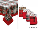 ΤΡΑΠΕΖΟΜΑΝΤΗΛΟ 140x180cm ΚΑΡΩ XMAS COTTON