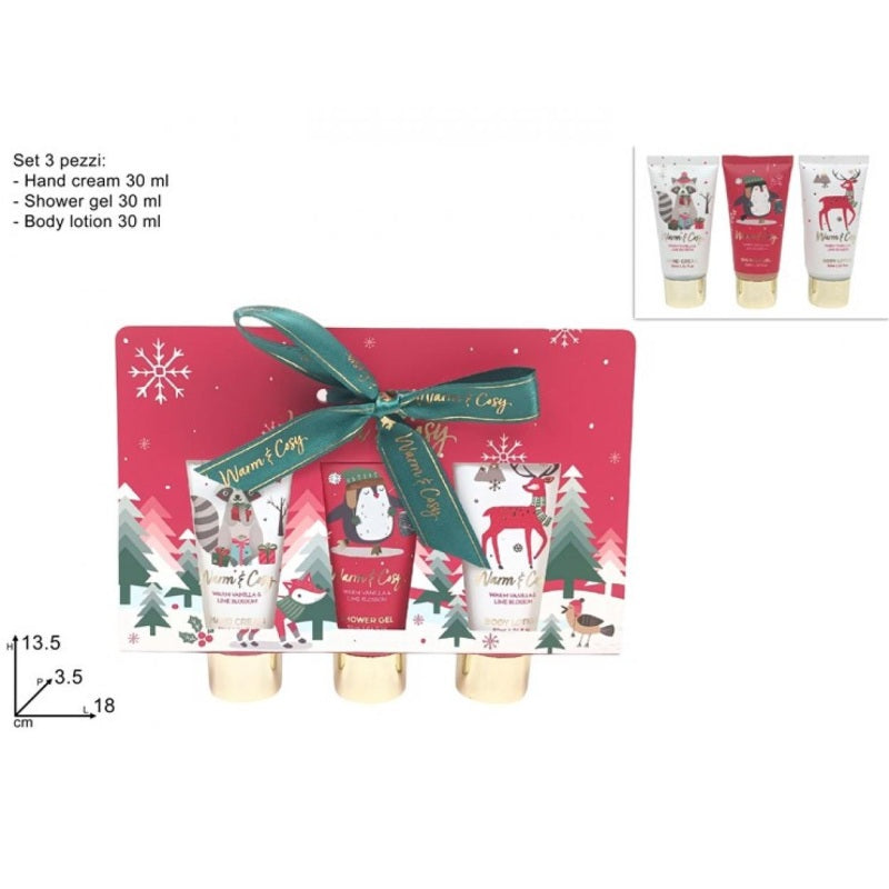 BATH SET 3TEM 30ml XMAS ΣΥΣΚΕΥΑΣΙΑ ΔΩΡΟΥ