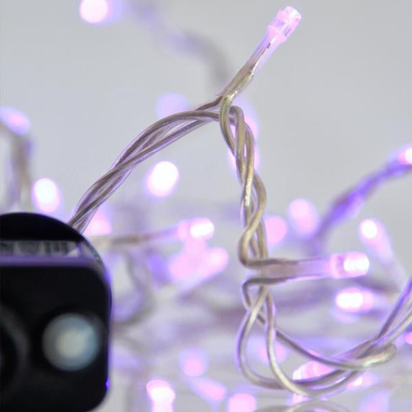 ΦΩΤΑΚΙΑ 100LED ΠΡΟΓΡ.ΔΙΑΦ.ΚΑΛ.ΜΩΒ.ΛΑΜΠ. 8m