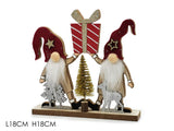 ΝΑΝΟΙ ΜΕ ΔΩΡΟ 17εκ XMAS ΞΥΛΙΝΟ ΔΙΑΚΟΣΜΗΤΙΚΟ