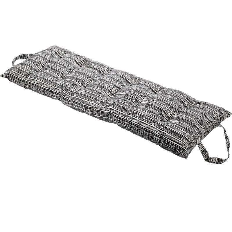 ΜΑΞΙΛΑΡΙ ΓΙΑ ΠΑΓΚΑΚΙ 120x40cm ΛΕΥΚΟ ΜΑΥΡΟ ΜΕ ΛΑΒΕΣ