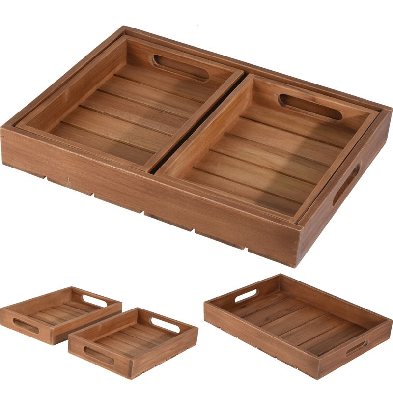 ΔΙΣΚΟΣ TEAK 39x29x5.5cm H&S COLLECTION