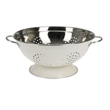 ΣΟΥΡΩΤΗΡΙ ΛΕΥΚΟ INOX 28x13cm ΜΕ ΛΑΒΕΣ