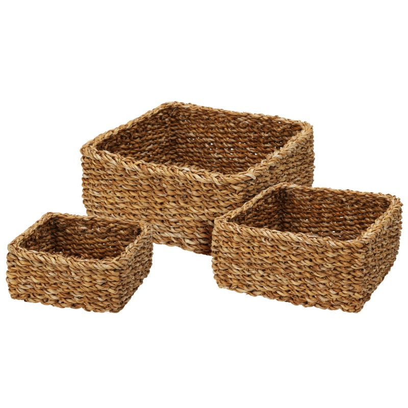 ΚΑΛΑΘΙ SEAGRASS SQUARE 18x8cm H&S