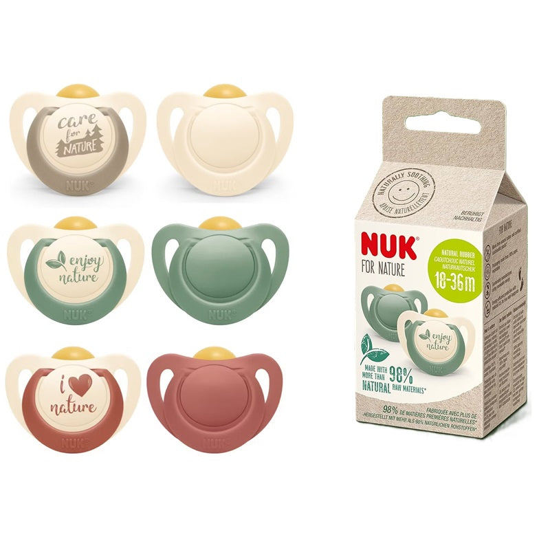ΠΙΠΙΛΑ NUK FOR NATURE 18-36m 2ΤΕΜ ΜΕ ΘΗΚΗ