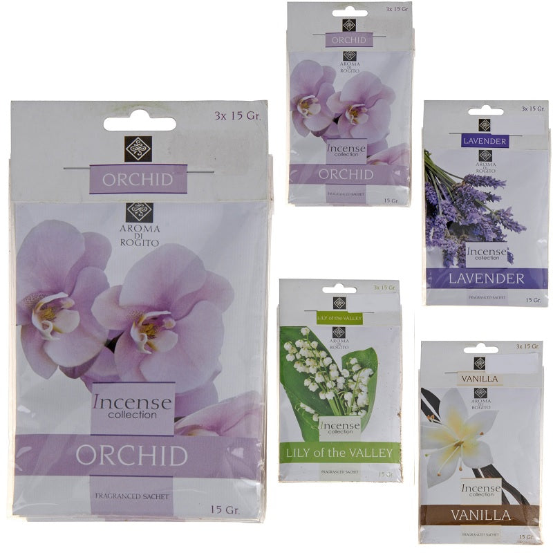 ΑΡΩΜΑΤΙΚΟ ΦΑΚΕΛΑΚΙ 15gr x 3ΤΕΜ AROMA DI ROGITO