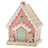 ΣΠΙΤΑΚΙ GINGERBREAD ΠΑΣΤΕΛ 12x10x16εκ ΠΟΛΥΡΕΖΙΝ