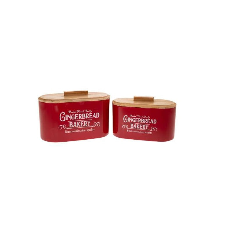 ΜΠΙΣΚΟΤΙΕΡΑ ΜΕΤΑΛΛΙΚΗ GINGERBREAD ΞΥΛΙΝΟ ΚΑΠΑΚΙ 25x13χ17cm XMAS