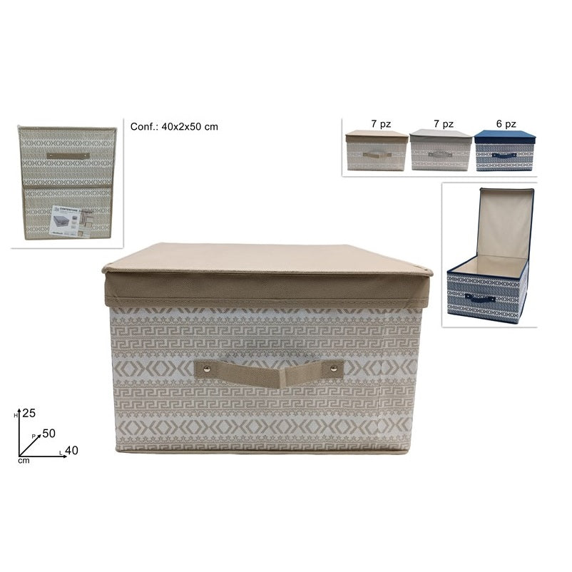 ΚΟΥΤΙ ΑΠΟΘΗΚΕΥΣΗΣ ΜΕ ΣΧΕΔΙΑ 40x50x25cm NONWOVEN