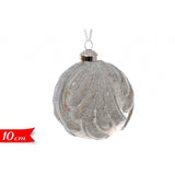 ΜΠΑΛΑ XMAS 10εκ ΓΥΑΛΙΝΗ ΒΕΛΟΥΤΕ