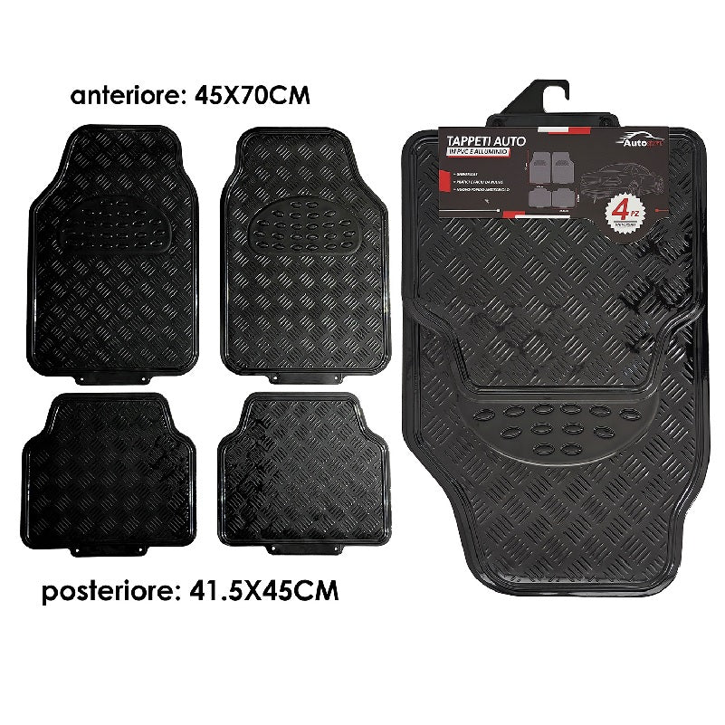 ΠΑΤΑΚΙΑ ΑΥΤΟΚΙΝΗΤΟΥ 4ΤΕΜ PVC ΓΥΑΛΙΣΤΕΡΟ