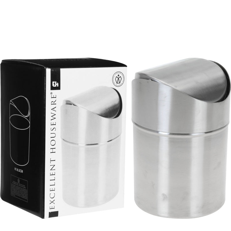 ΚΑΔΟΣ ΠΑΛΛΟΜΕΝΟΣ 12x12x16cm INOX EXCELLENT HOUSEWARE