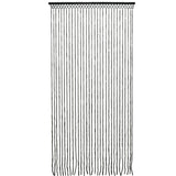 ΚΟΥΡΤΙΝΑ ΠΟΡΤΑΣ BAMBOO ΧΑΝΤΡΕΣ 90x180cm ΜΑΥΡΗ