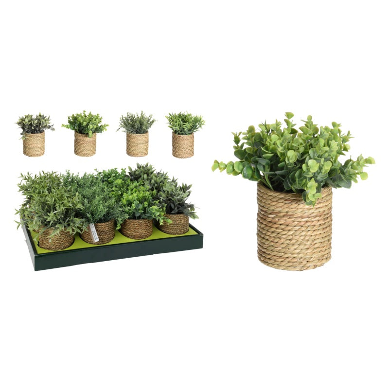 ΓΛΑΣΤΡΑΚΙ ΨΑΘΙΝΟ ΠΡΑΣΙΝΑΔΑ 10x22cm BOTANICAL DECORATION