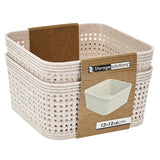 ΚΑΛΑΘΙ ΠΛΑΣΤΙΚΟ ΣΕΤ 2ΤΕΜ 12x12x6cm STORAGE SOLUTIONS