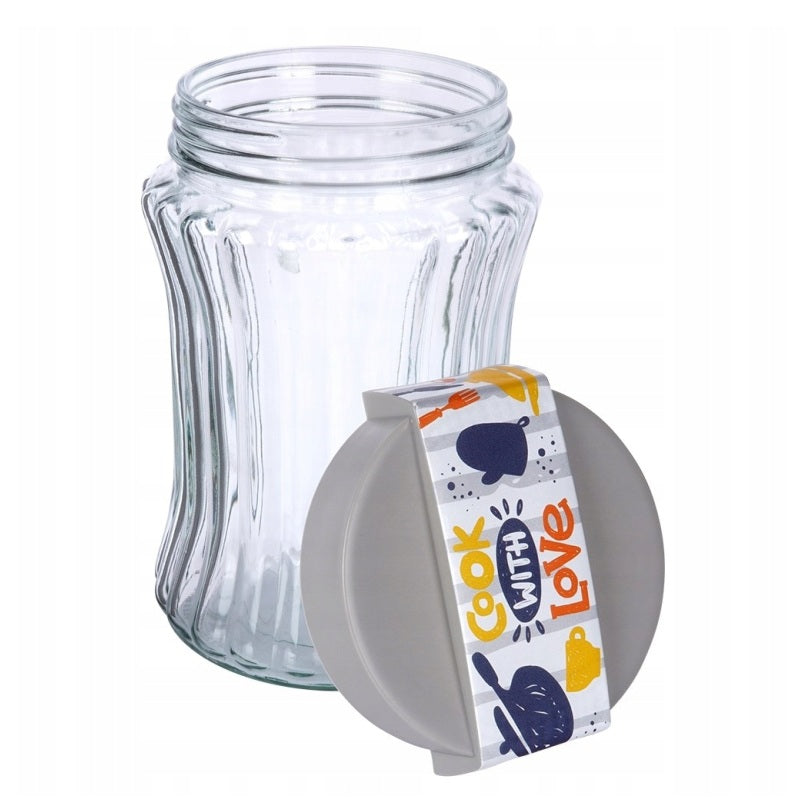 ΒΑΖΟ ΓΥΑΛΙΝΟ 1400ml ΜΕ ΚΑΠΑΚΙ