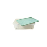 ΚΟΥΤΙ ΑΠΟΘΗΚΕΥΣΗΣ ΠΛΑΣΤΙΚΟ 25lt 53x34x19.4cm ΜΕ ΡΟΔΕΣ
