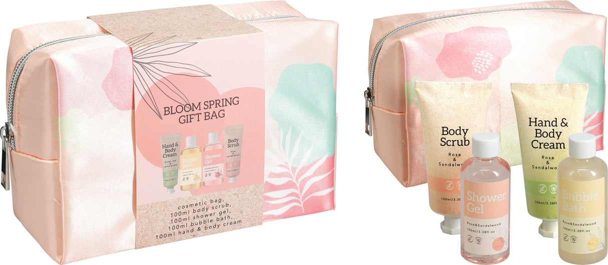 BATH SET 4ΤΕΜ BLOOM SPRING ΝΕΣΕΣΕΡ GIFTBOX